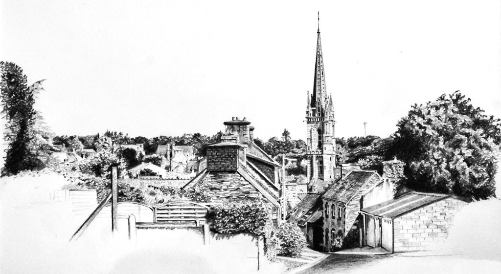 Dessin de la commune de Loguivy-Plougras